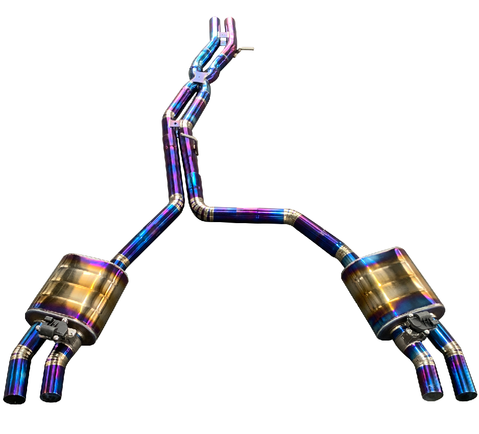 titanium exhaust for Audi A8 titanium exhaust for Audi A8
